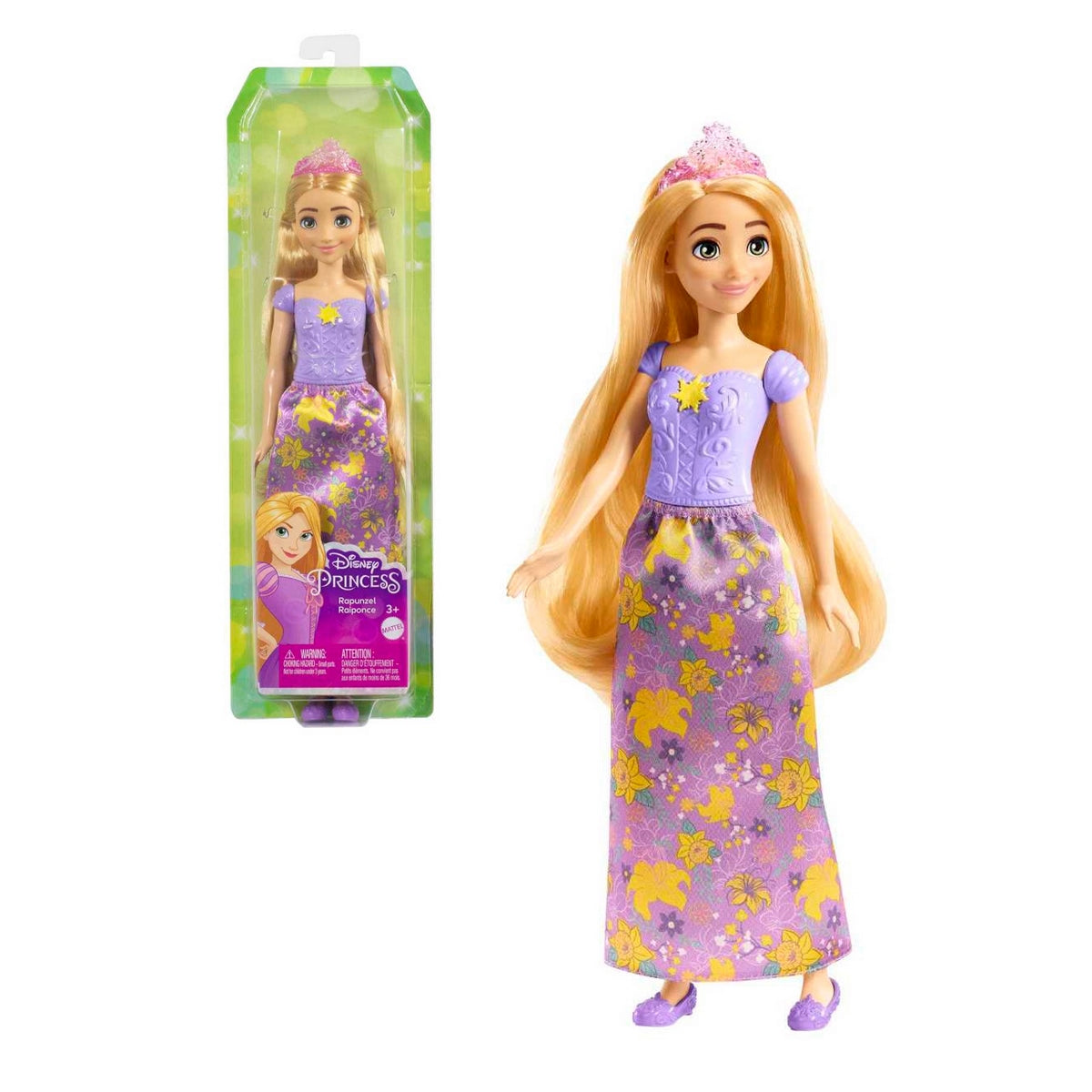 Disney Princesa Muñeca Con Falda Estampada - Rapunzel